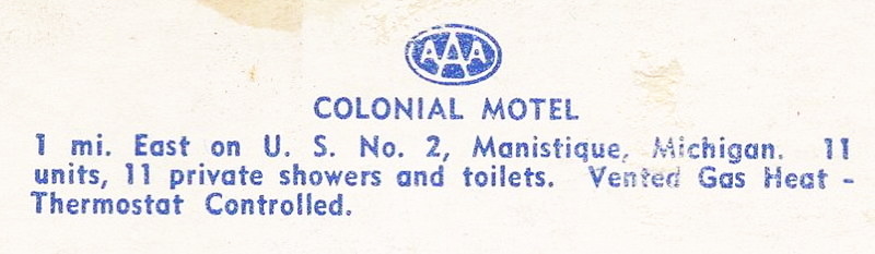 Colonial Motel - Old Postcard Photo Of Colonial (newer photo)